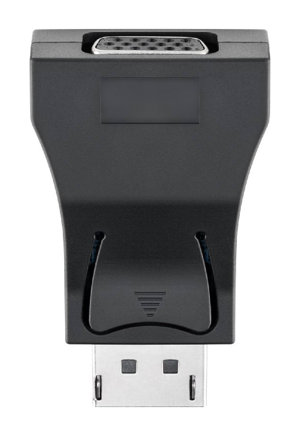 GOOBAY αντάπτορας DisplayPort σε VGA 63489, gold-plated, μαύρος