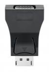 GOOBAY αντάπτορας DisplayPort σε VGA 63489, gold-plated, μαύρος