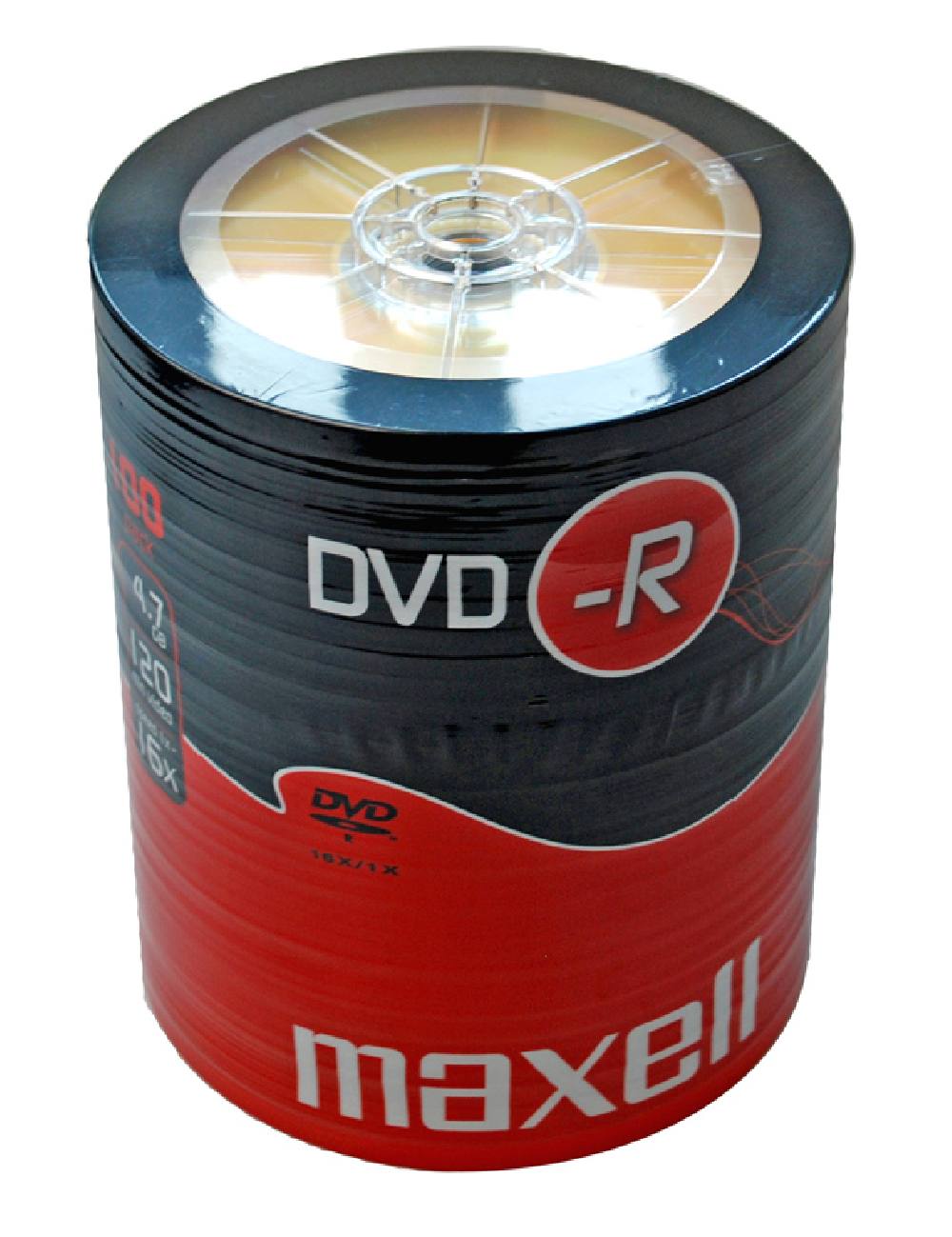 MAXELL DVD-R 4.7GB/120min, 16x speed, spindle pack 100τμχ