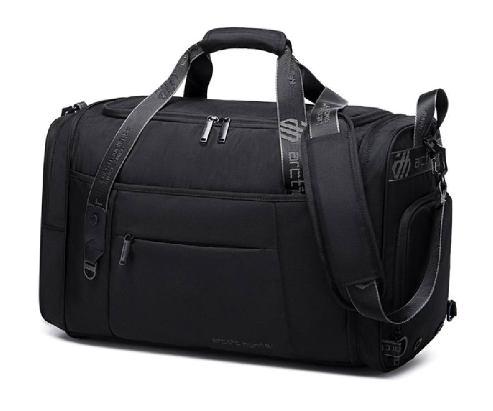 ARCTIC HUNTER τσάντα ταξιδίου LX00021, πτυσσόμενη, 30L, μαύρη