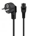 POWERTECH καλώδιο τροφοδοσίας CAB-P029, 3x 0.30mm, 1.5m, μαύρο, 10τμχ