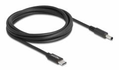 DELOCK καλώδιο τροφοδοσίας 87974, USB-C σε Dell 4.5x3mm, 1.5m, μαύρο