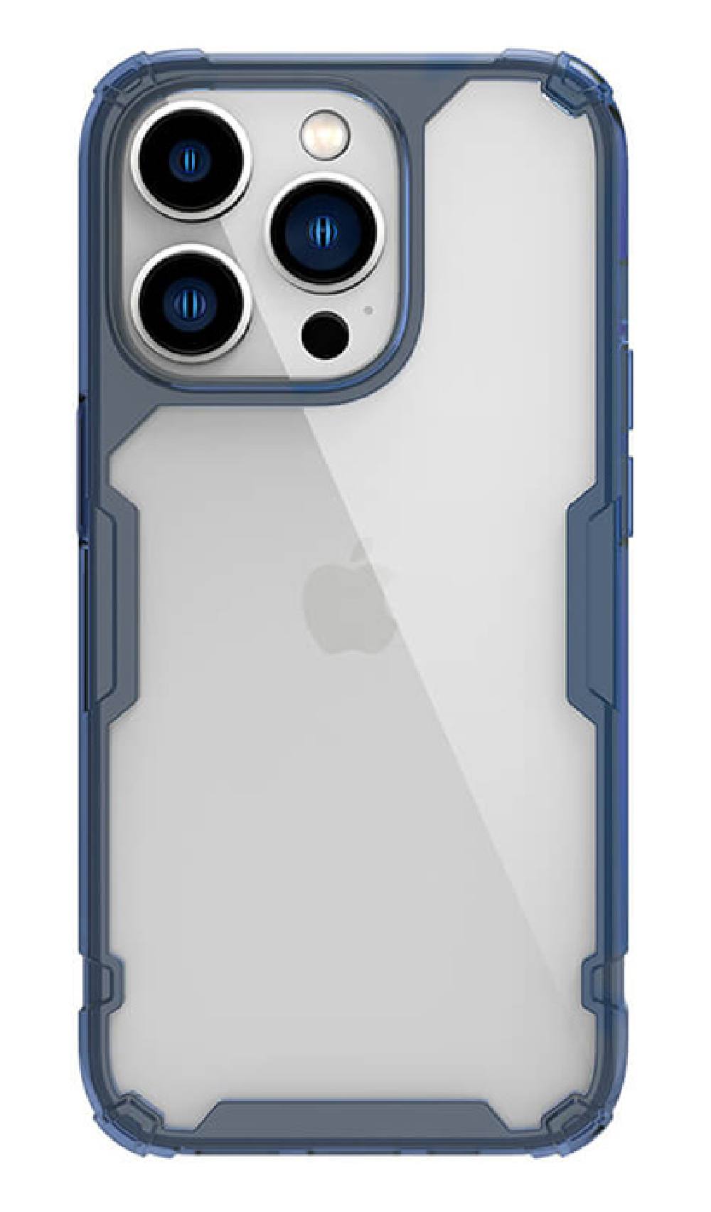 NILLKIN θήκη Nature Pro για Apple iPhone 14 Pro, μπλε & διάφανη