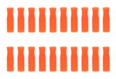 POWERTECH στόμιο σιλικόνης για μεταλλικά καλαμάκια CLN-0046, 20τμχ