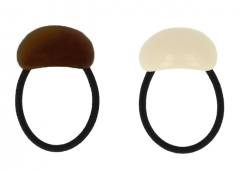 ROXXANI λαστιχάκια μαλλιών HUH-0012 με διακοσμητικό στοιχείο, 2τμχ