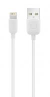 USAMS καλώδιο Lightning σε USB US-SJ097, 2.1A, 1m, λευκό