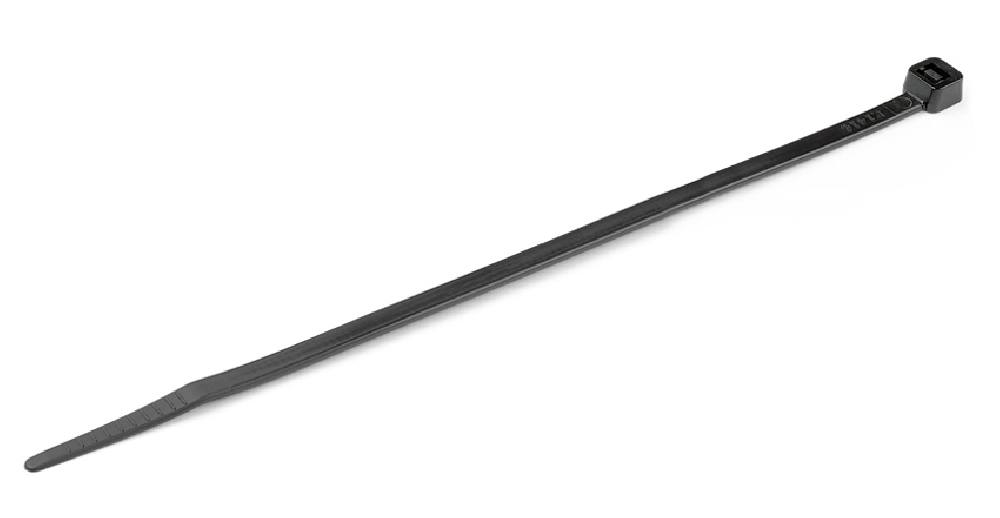 POWERTECH δεματικά καλωδίων TIES-050, 250x3.6mm, μαύρα, 100τμχ