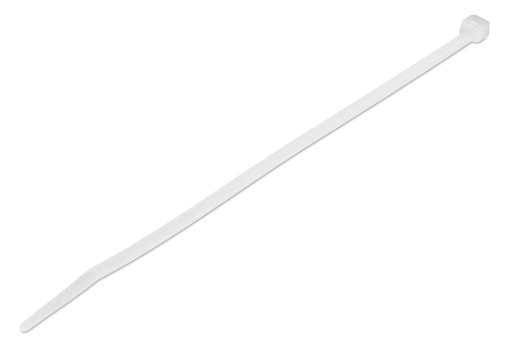 POWERTECH δεματικά καλωδίων TIES-059, 400x4.8mm, λευκά, 100τμχ