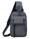 ARCTIC HUNTER τσάντα Crossbody XB00526 με θήκη tablet, 3L, γκρι