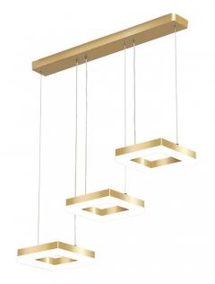 POWERTECH LED φωτιστικό οροφής HLL-0101, 35W, 4000K, 70x120cm, χρυσό