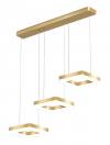 POWERTECH LED φωτιστικό οροφής HLL-0101, 35W, 4000K, 70x120cm, χρυσό