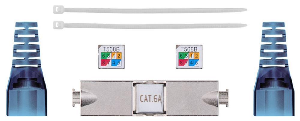 GOOBAY σύνδεσμος καλωδίων CAT 6A 79579, STP, toolfree