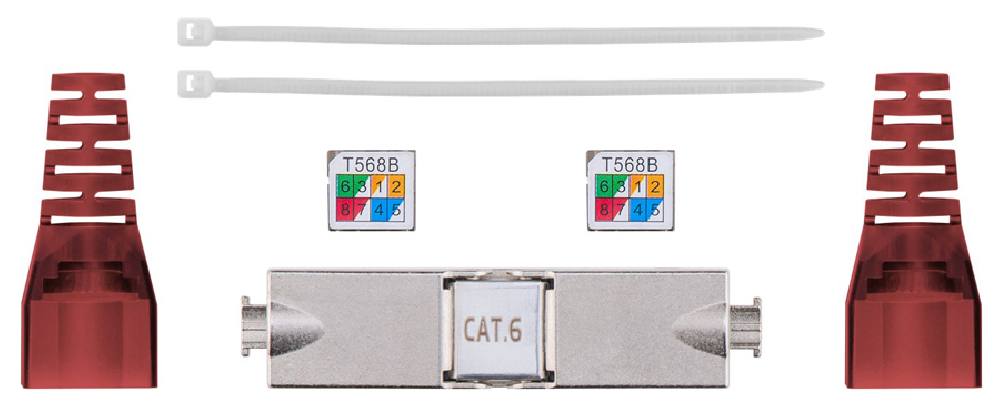 GOOBAY σύνδεσμος καλωδίων CAT 6 79577, STP, toolfree