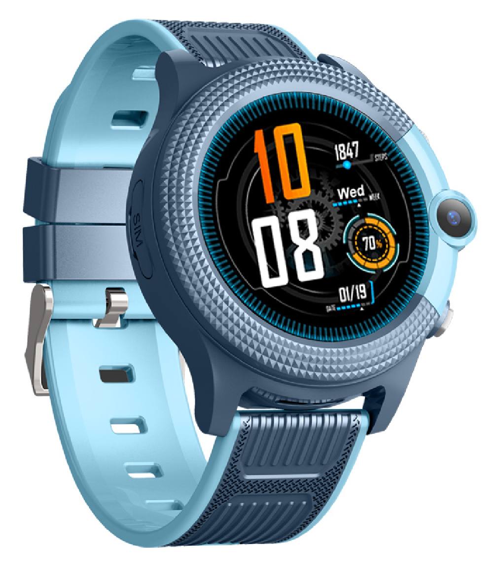 INTIME GPS smartwatch για παιδιά IT-052, 1.28", camera, 4G, IPX7, μπλε