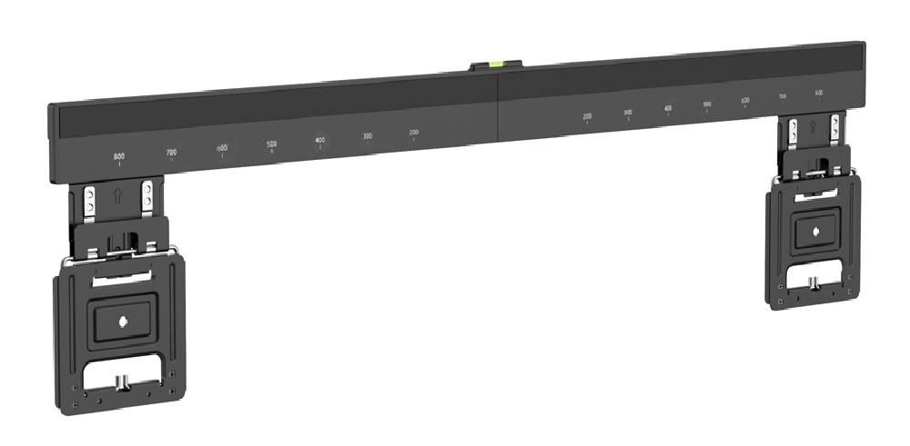 BRATECK επιτοίχια βάση LED-1948 για οθόνη 43"-100", 75kg