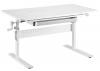 BRATECK παιδικό γραφείο E603, ρυθμιζόμενο, 100x60x54~76cm, λευκό