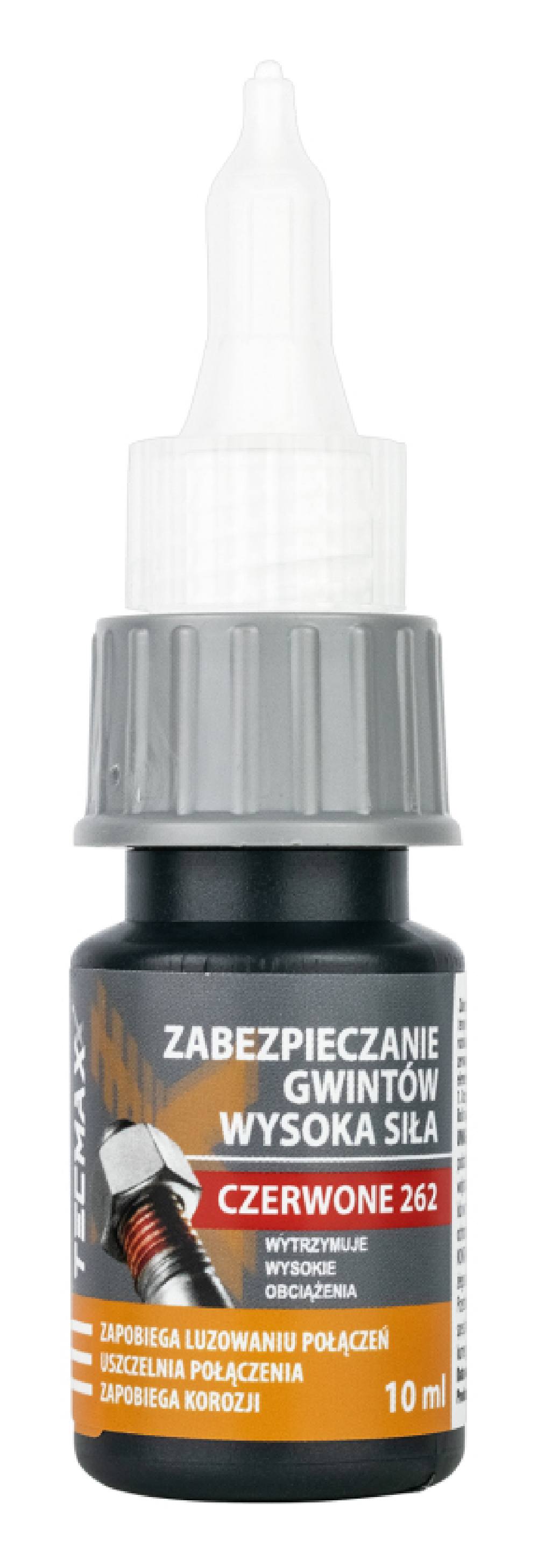 TECMAXX κόλλα Threadlock 14-036, υψηλής αντοχής, 10ml, κόκκινη