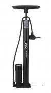 DELI τρόμπα χειρός DL-QT002 με μανόμετρο, 120PSI, μαύρη