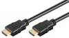 GOOBAY καλώδιο HDMI 2.0 με Ethernet 61158, 10.2Gbit/s, 4K, 1.5m, μαύρο