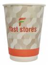 FAST STORES χάρτινα ποτήρια καφέ, 16oz, χωρίς καπάκι, 20τμχ
