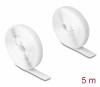 DELOCK ταινία τύπου Velcro 20919, heavy duty, 5mx20mm, λευκή