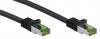 GOOBAY καλώδιο S/FTP CAT 8.1 61093, copper, AWG 26, GHMT, 1m, μαύρο