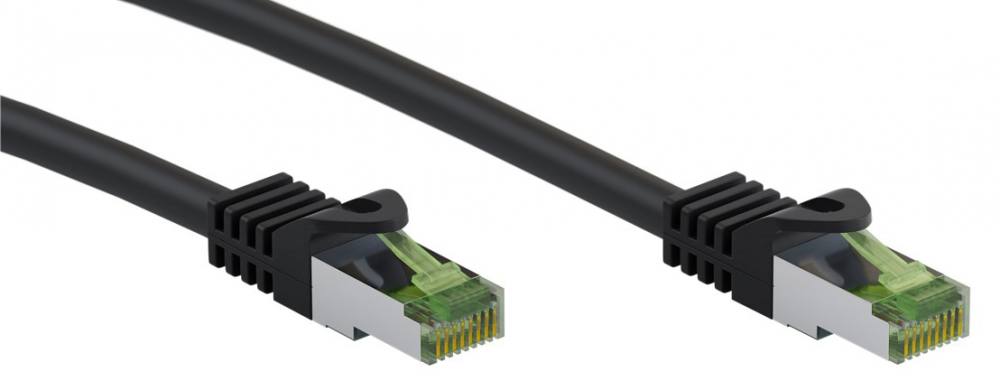 GOOBAY καλώδιο S/FTP CAT 8.1 61096, copper, AWG 26, LSZH, 5m, μαύρο