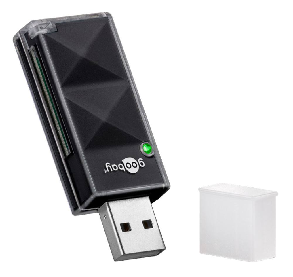 GOOBAY card reader 95682 για SD κάρτα μνήμης, 480 Mbps, μαύρο