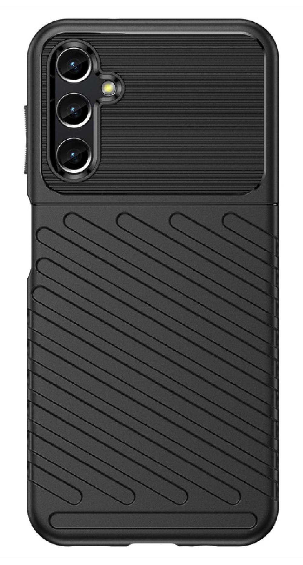 POWERTECH Θήκη Thunder MOB-1834 για Samsung A73 5G, μαύρη