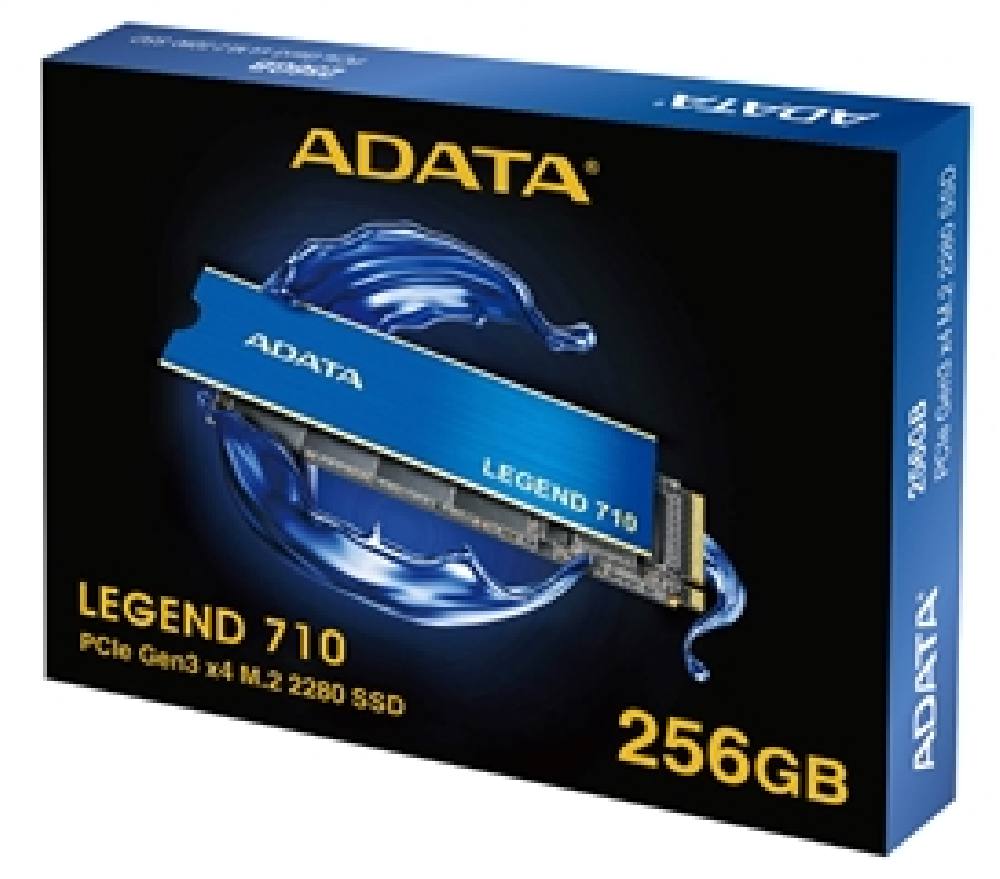 ADATA SSD M.2 NVMe PCI-E 256GB LEGEND 710 ALEG-710-256GCS, M.2 2280, NVMe PCI-E GEN3x4, READ 2400MB/s, WRITE 1800MB/s, 3YW.