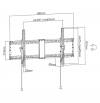 GEMBIRD TV WALL MOUNT (TILT) 43'-90'