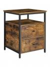 Vasagle Τραπεζάκι Rustic Brown 45 x 45 x 60 cm (LET067B01) (VASLET067B01)