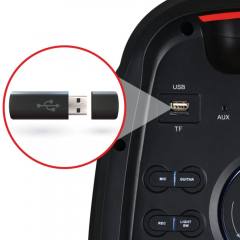 MANTA KARAOKE PARTY SPEAKER 2x8' RMS 120W ATTIS