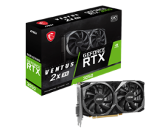 MSI VGA PCI-E NVIDIA GF RTX 3050 VENTUS 2X XS 8G OC,  8GB/128BIT, GDDR6, HDMI/1x DISPLAY PORT/ DL DVI-D, 2 SLOT FANSINK, 3YW.