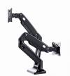 GEMBIRD FULL-MOTION DESK 2-DISPLAY MOUNTING ARM 17'-35'