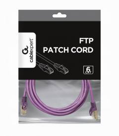 CABLEXPERT FTP CAT6 PATCH CORD PURPLE SHIELDED 3M