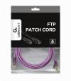 CABLEXPERT FTP CAT6 PATCH CORD PURPLE SHIELDED 3M