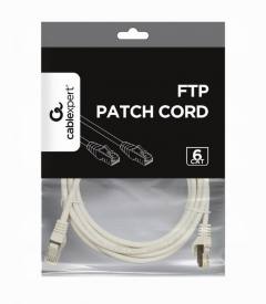 CABLEXPERT FTP CAT6 PATCH CORD WHITE SHIELDED 3M