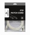 CABLEXPERT FTP CAT6 PATCH CORD WHITE SHIELDED 3M
