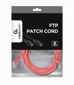 CABLEXPERT FTP CAT6 PATCH CORD PINK SHIELDED 5M