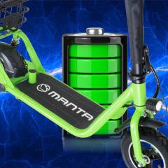 MANTA ELECTRIC SCOOTER FLINSTON 10' 250W LG BATTERY