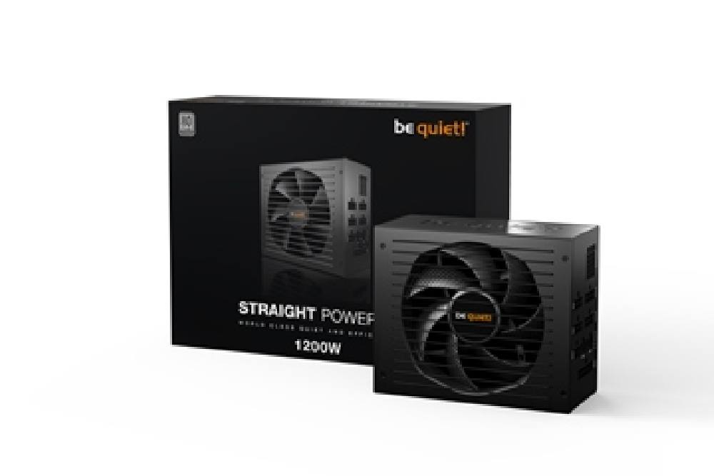 BEQUIET PSU STRAIGHT POWER 12 1200W BN339, PLATINUM CERTIFIED, MODULAR CABLES, SILENT WINGS 135MM FAN, 10YW.