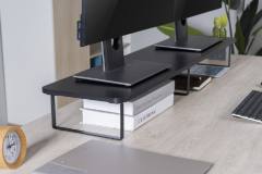 GEMBIRD LONG RECTANGLE MONITOR STAND FOR 2 MONITORS