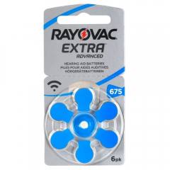 Rayovac Extra Advanced Μπαταρίες Ακουστικών Βαρηκοΐας 675 1.45V 6τμχ (22574037) (RAY22574037)