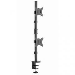 GEMBIRD ADJUSTABLE 2-DISPLAY VERTICAL DESK MOUNT 17'-32'