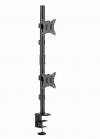 GEMBIRD ADJUSTABLE 2-DISPLAY VERTICAL DESK MOUNT 17'-32'