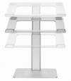 GEMBIRD HEIGHT ADJUSTABLE NOTEBOOK RISER STAND SILVER