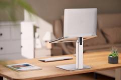 GEMBIRD HEIGHT ADJUSTABLE NOTEBOOK RISER STAND SILVER