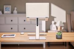GEMBIRD HEIGHT ADJUSTABLE NOTEBOOK RISER STAND SILVER