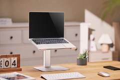 GEMBIRD HEIGHT ADJUSTABLE NOTEBOOK RISER STAND SILVER